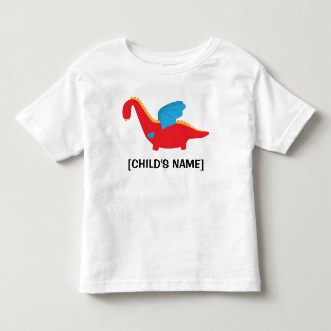 T-shirt Pour Les Tous Petits Le dragon maladroit (Devant)