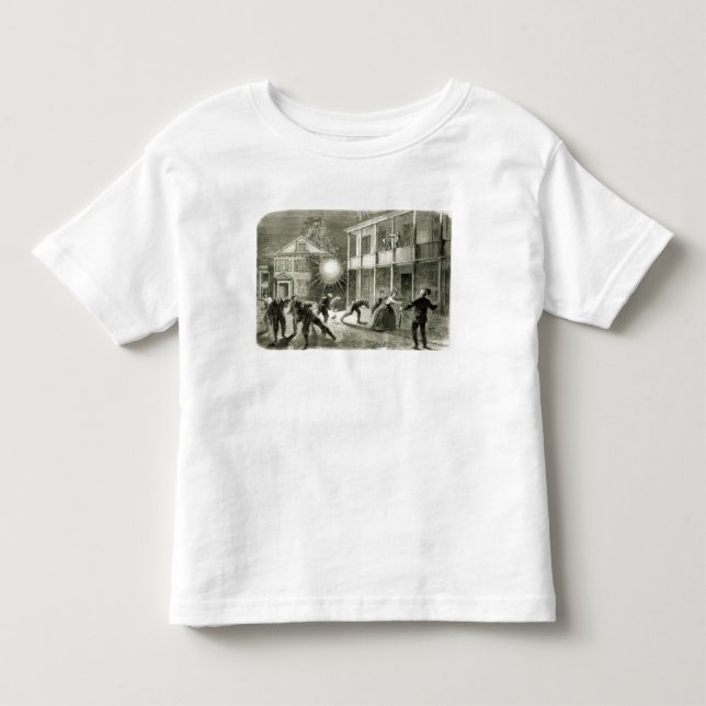 T-shirt Pour Les Tous Petits Le Federals écossant la ville de Charleston (Devant)