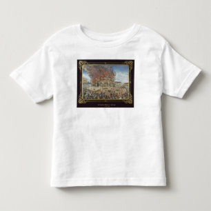 T-shirt Pour Les Tous Petits Le feu au théâtre royal à Dresde