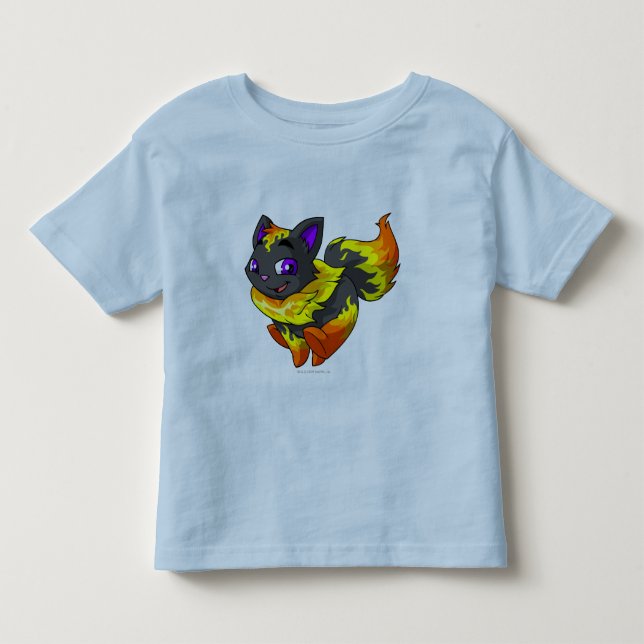 T-shirt Pour Les Tous Petits Le feu de Wocky (Devant)
