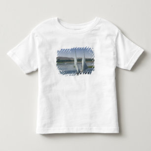 T-shirt Pour Les Tous Petits Le fleuve Nil et les bateaux à voiles utilisés com