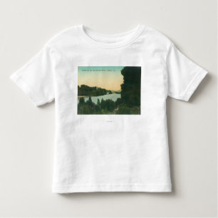 T-shirt Pour Les Tous Petits Le fleuve Sacramento SceneColusa, CA