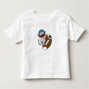 T-shirt Pour Les Tous Petits Le football de singe de chaussette