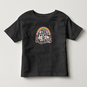 T-shirt Pour Les Tous Petits Le futur est drapeau arc-en-ciel LGBTQ inclusif ga