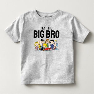 T-shirt Pour Les Tous Petits Le Gang Peanuts   Je suis le grand frère