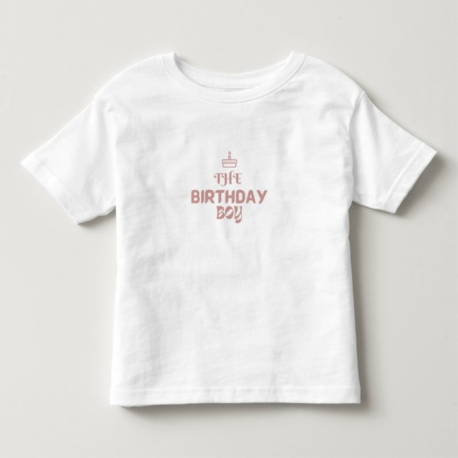 T-shirt Pour Les Tous Petits Le garçon d'anniversaire (Devant)