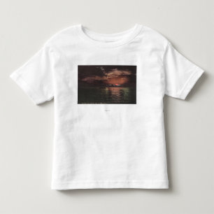 T-shirt Pour Les Tous Petits Le Grand Lac Salé, scène d'UTSunset sur la vue d