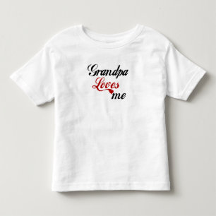 T-shirt Pour Les Tous Petits le grand-papa m'aime