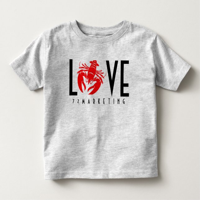 T-shirt Pour Les Tous Petits Le gris de chemise d'enfant en bas âge (Devant)