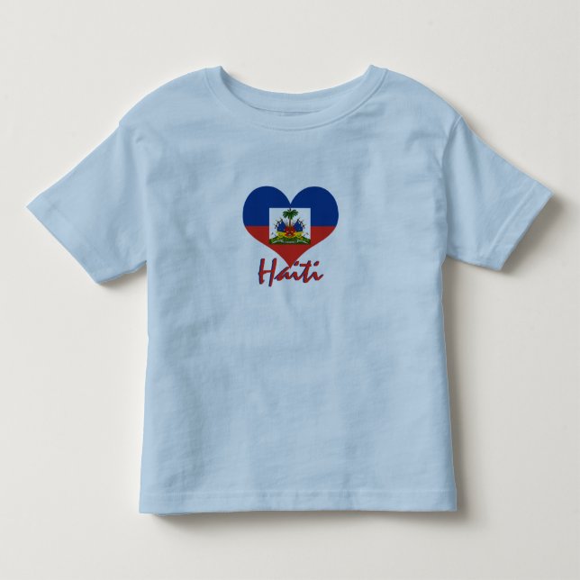 T-shirt Pour Les Tous Petits Le Haïti (Devant)