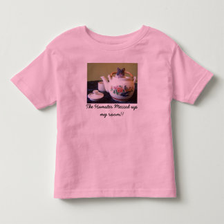 T-shirt Pour Les Tous Petits Le Hamster a embrouillé ma chambre ! ! Nourrisson