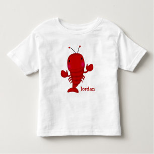 T-shirt Pour Les Tous Petits Le homard mignon de l'enfant
