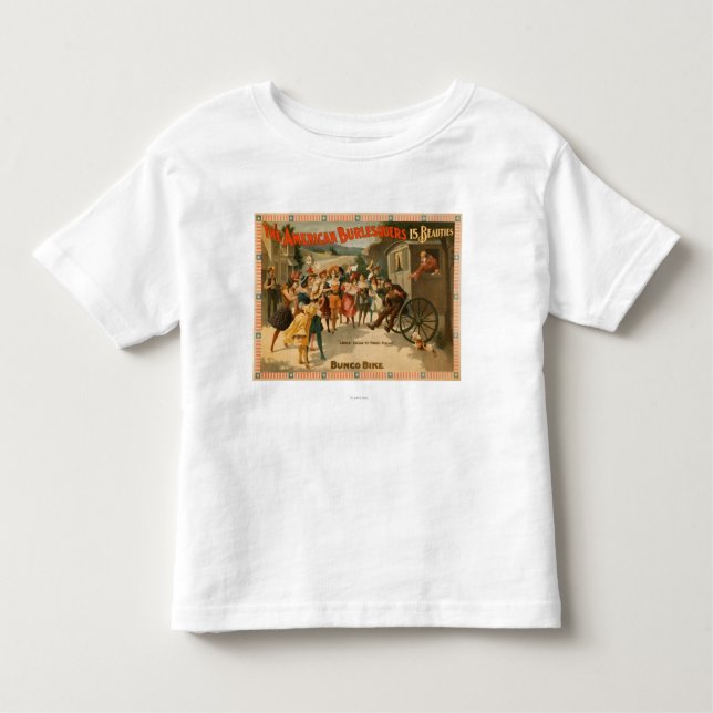 T-shirt Pour Les Tous Petits Le jeu américain de beautés de Burlesquers 15 (Devant)