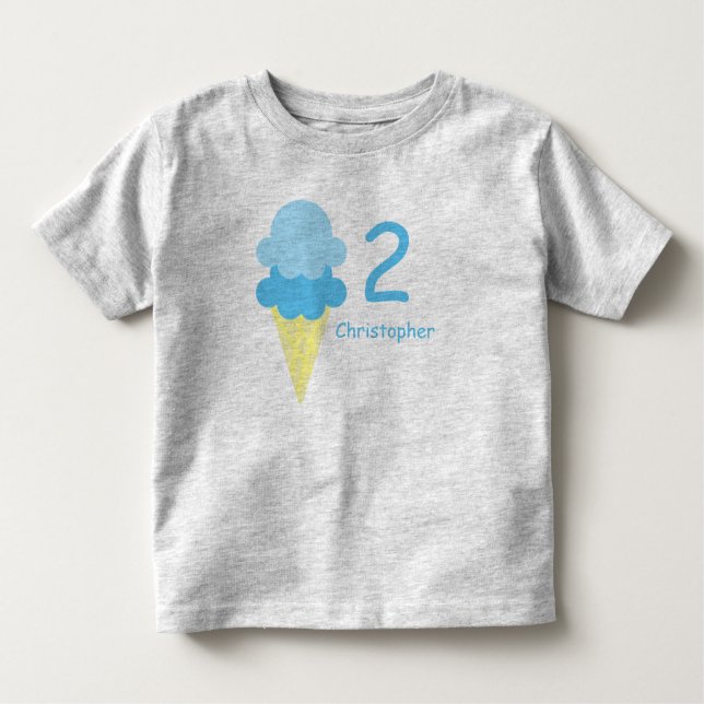 T-shirt Pour Les Tous Petits Le Jour du Birthday (Devant)