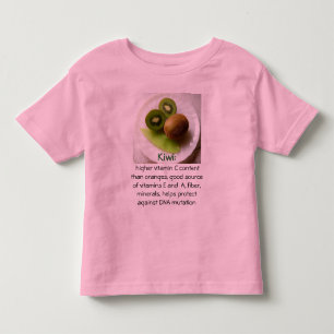 T-shirt Pour Les Tous Petits Le kiwi badine la chemise d'enfant en bas âge