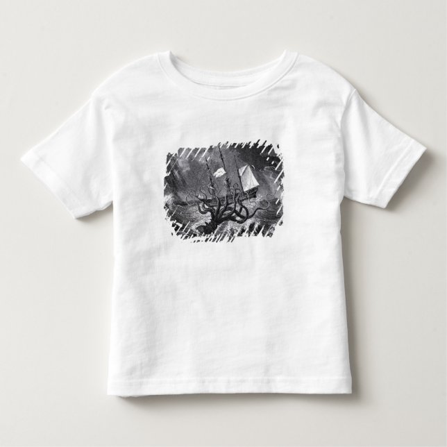 T-shirt Pour Les Tous Petits Le Kraken (Devant)