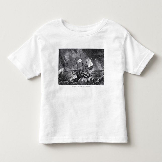 T-shirt Pour Les Tous Petits Le Kraken (Devant)