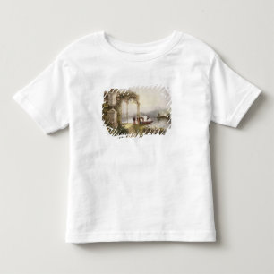 T-shirt Pour Les Tous Petits Le lac, jardins de Trentham Hall, 'des jardins