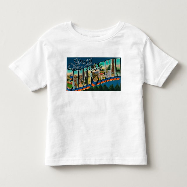 T-shirt Pour Les Tous Petits Le lac Tahoe du sud, la Californie (Devant)