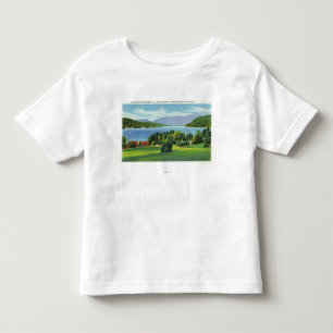 T-shirt Pour Les Tous Petits Le lac Whiteface Mt dans la distance
