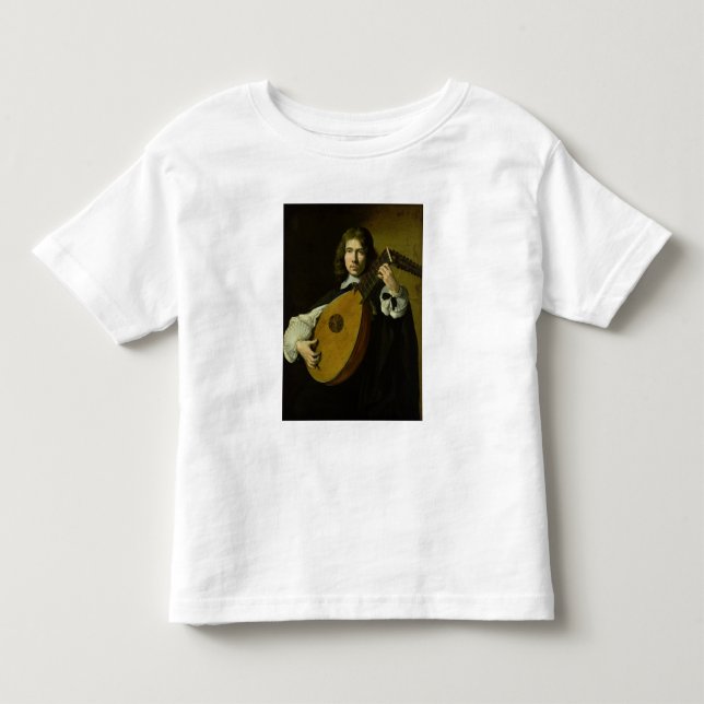 T-shirt Pour Les Tous Petits Le Lute-Player (Devant)