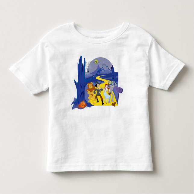 T-shirt Pour Les Tous Petits Le Magicien d'Oz™ | Halloween Forêt Enchantée (Devant)
