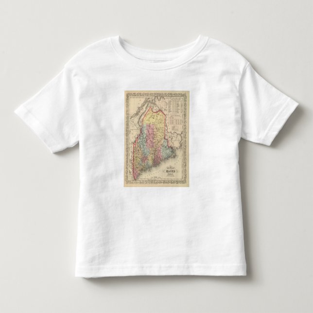 T-shirt Pour Les Tous Petits Le Maine (Devant)