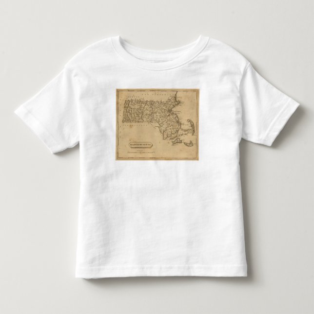 T-shirt Pour Les Tous Petits Le Massachusetts 5 (Devant)