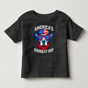 T-shirt Pour Les Tous Petits Le meilleur garçon d'Amérique