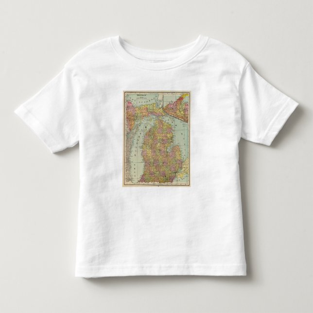 T-shirt Pour Les Tous Petits Le Michigan 3 (Devant)