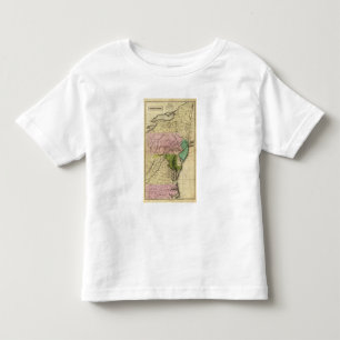 T-shirt Pour Les Tous Petits Le milieu énonce la carte d'Olney