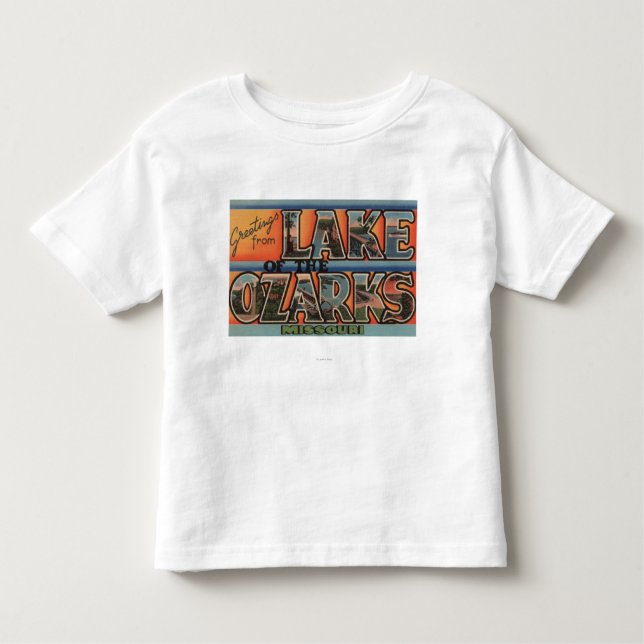T-shirt Pour Les Tous Petits Le Missouri - lac de l'Ozarks 3 (Devant)