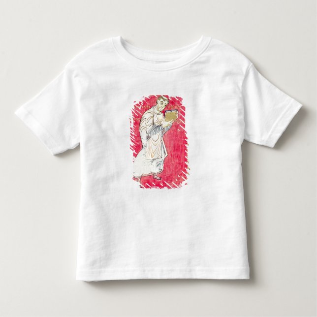 T-shirt Pour Les Tous Petits Le moine Ruodprehet présent son livre (Devant)