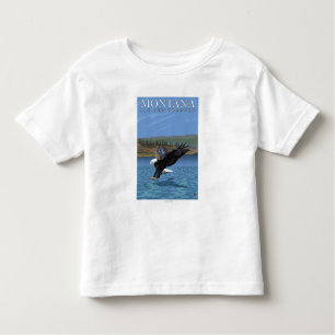T-shirt Pour Les Tous Petits Le Montana -- Grand ciel CountryDiving Eagle