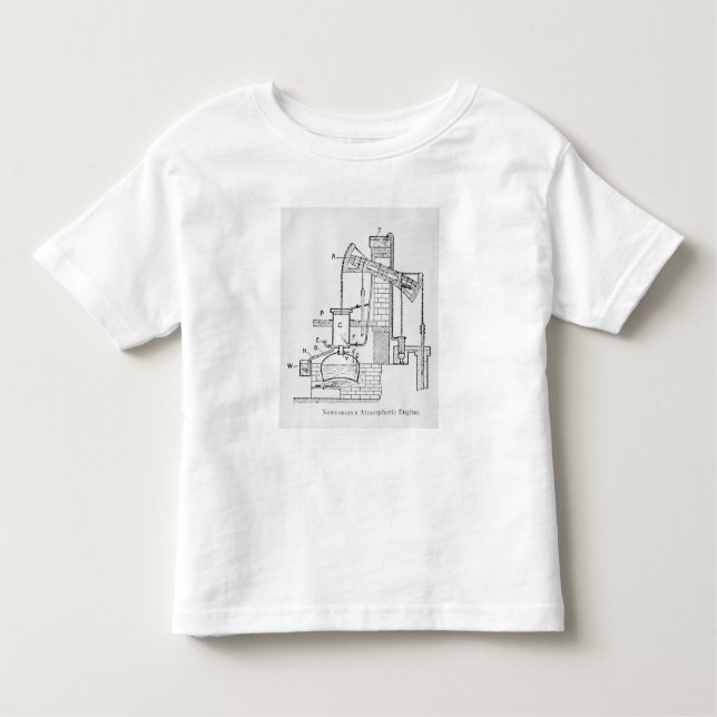 T-shirt Pour Les Tous Petits Le moteur atmosphérique de Newcomen (Devant)