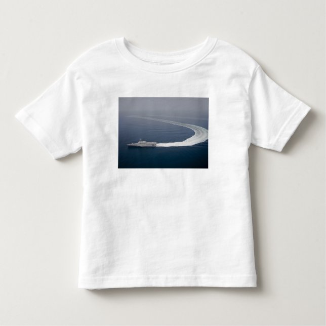 T-shirt Pour Les Tous Petits Le navire de combat littoral Independence 4 (Devant)
