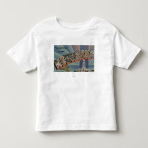 T-shirt Pour Les Tous Petits Le Nébraska (capitale de l'État/fleur)