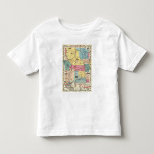T-shirt Pour Les Tous Petits Le Nébraska et le Kansas 3