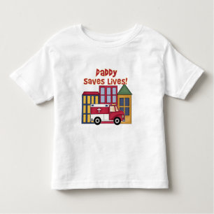 T-shirt Pour Les Tous Petits Le papa d'EMT sauve les vies
