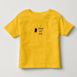 T-shirt Pour Les Tous Petits le parler-aucun-mal, I, PARLENT, NON, MAL