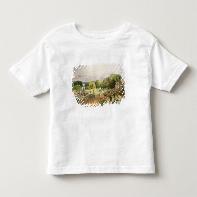 T-shirt Pour Les Tous Petits Le Parterre, Chambre de Harewood près de Leeds, (Devant)