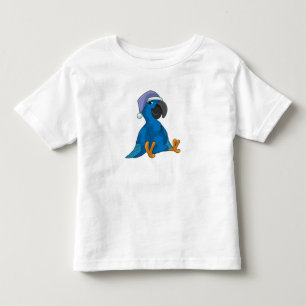 T-shirt Pour Les Tous Petits Le perroquet au coucher avec casquette
