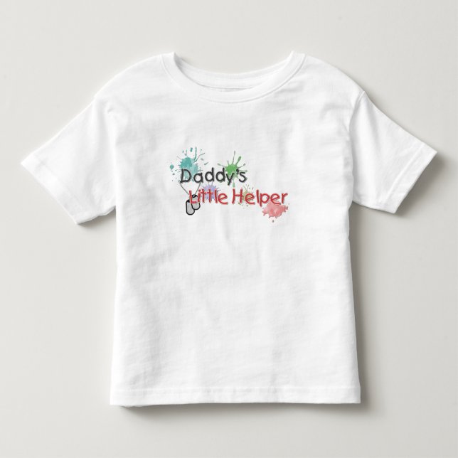 T-shirt Pour Les Tous Petits Le petit aide de papa (Devant)