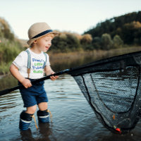 Le petit ami de pêche de papa