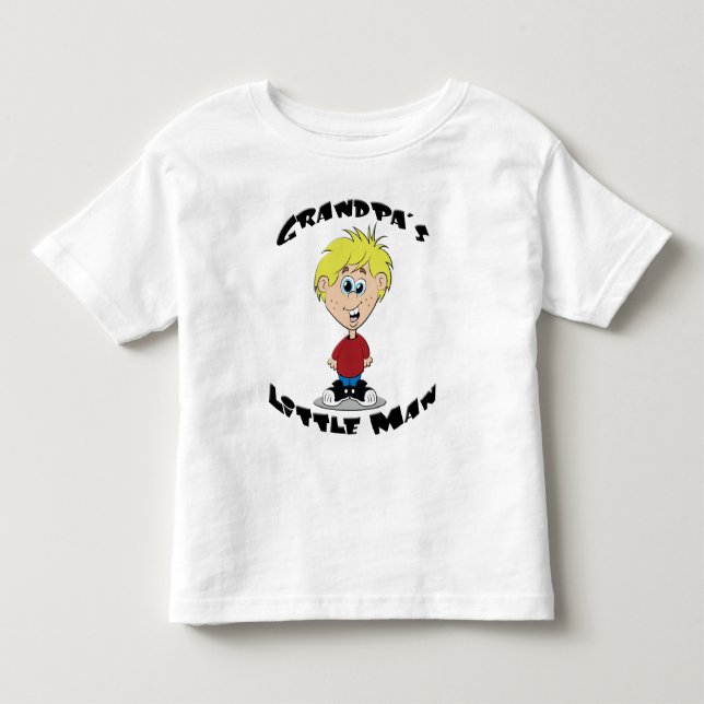 T-shirt Pour Les Tous Petits Le petit homme de grand-père (Devant)