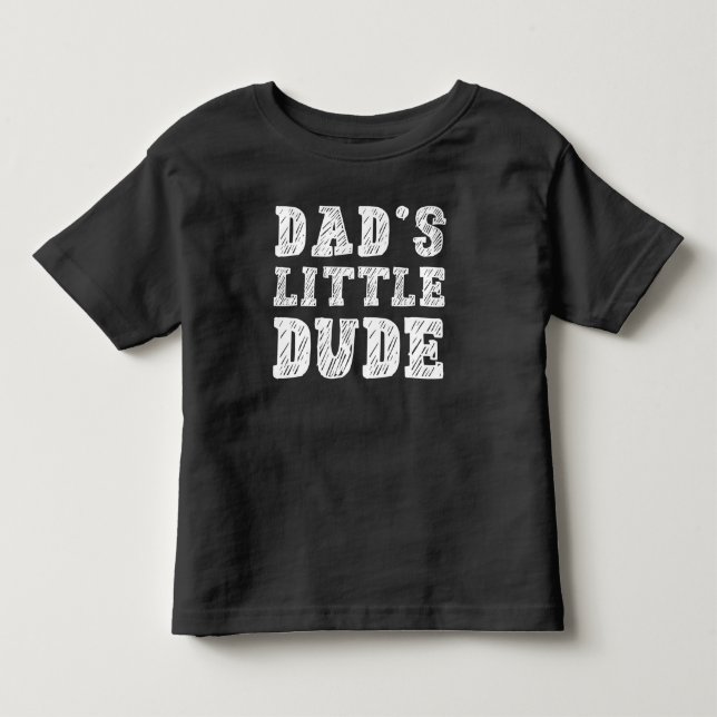 T-shirt Pour Les Tous Petits Le petit mec de papa (Devant)