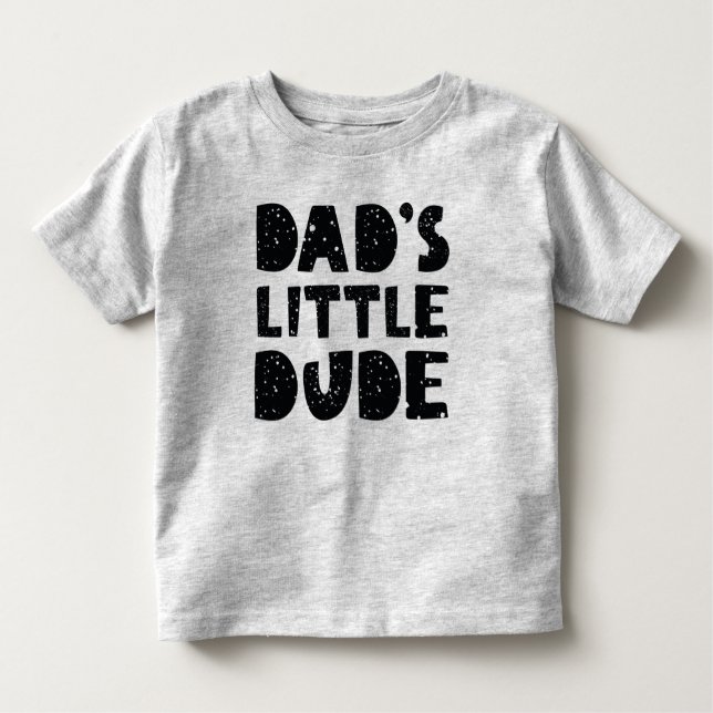 T-shirt Pour Les Tous Petits Le petit mec de papa (Devant)