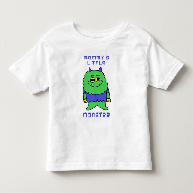 T-shirt Pour Les Tous Petits Le petit monstre de maman (Devant)