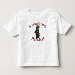 T-shirt Pour Les Tous Petits Le petit monstre d'un marin