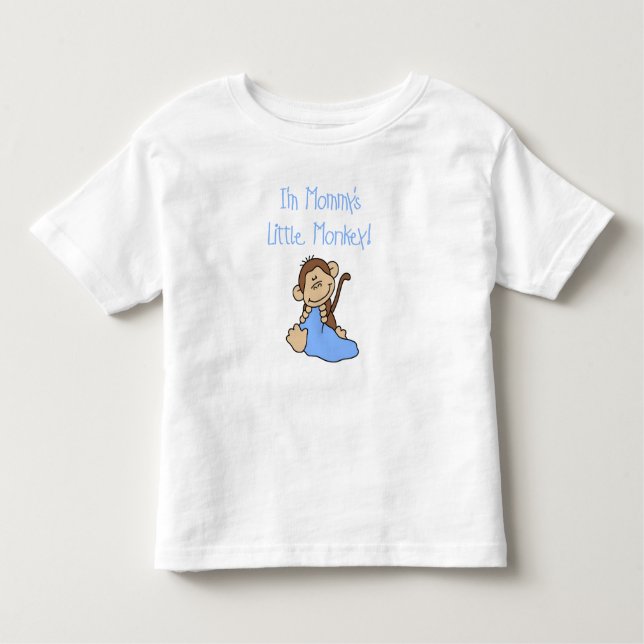 T-shirt Pour Les Tous Petits Le petit singe de maman (Devant)